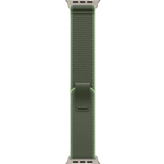 Apple Watch Ultra 3 49mm Trail Loop Green/Neon / Black Titanium Case